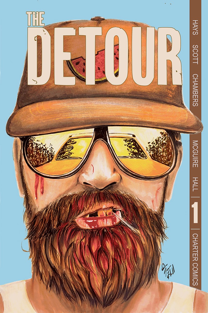 The Detour #1   DJ Hall Cover